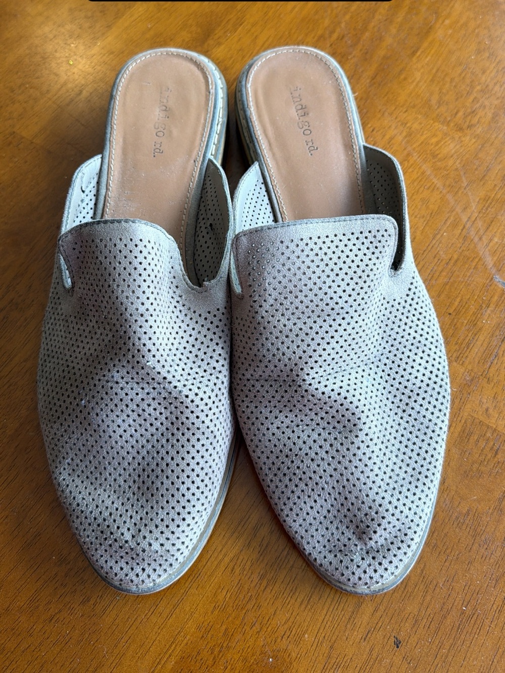 Indigo road taupe loafers